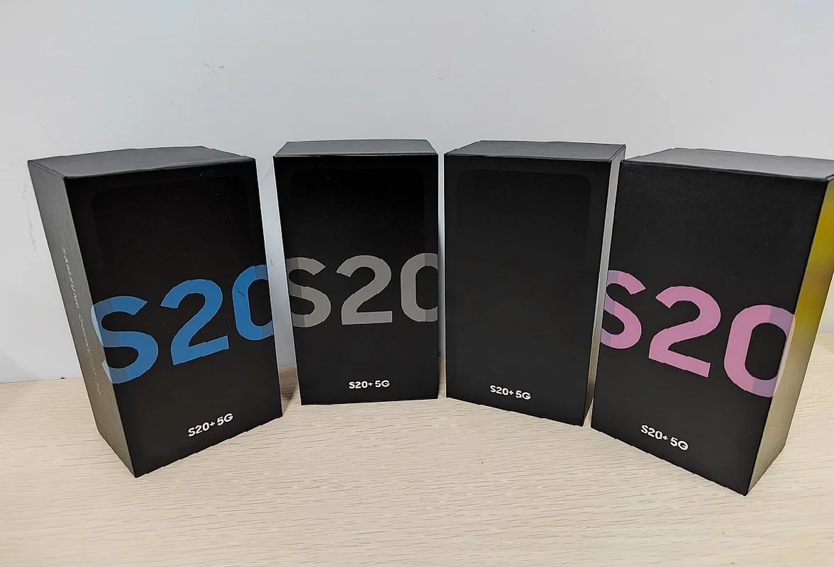 Только пустая розничная коробка для Samsung Galaxy S20/S20+ 5G S20 Ultra Оригинальные аксессуары US/EU/UK Адаптер Кабель Type-C Наушники без телефона.