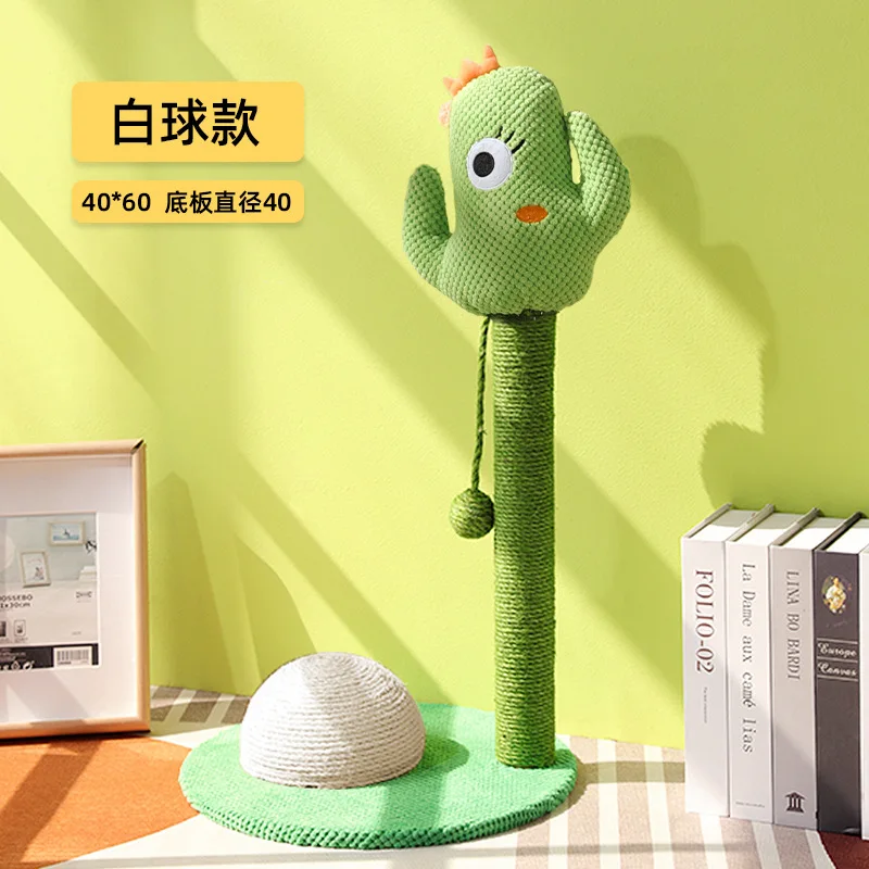 

Cat Scratching Post Cactus Cat Sacrtcher Scraper Tree Tower Toys For Cats Kittens Cat Nest House Pet Furniture Shelve Sisal