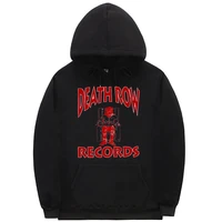 vintage death row records hoodie rapper mens tupac 2pac snoop doggy dogg hoodies men women casual hip hop oversized sweatshirt
