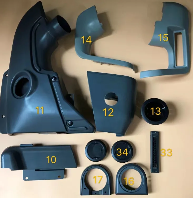 

For Excavator Caterpillar CAT320D 324D 329D 336D Cab Dashboard Interior Trim Panel Accessories