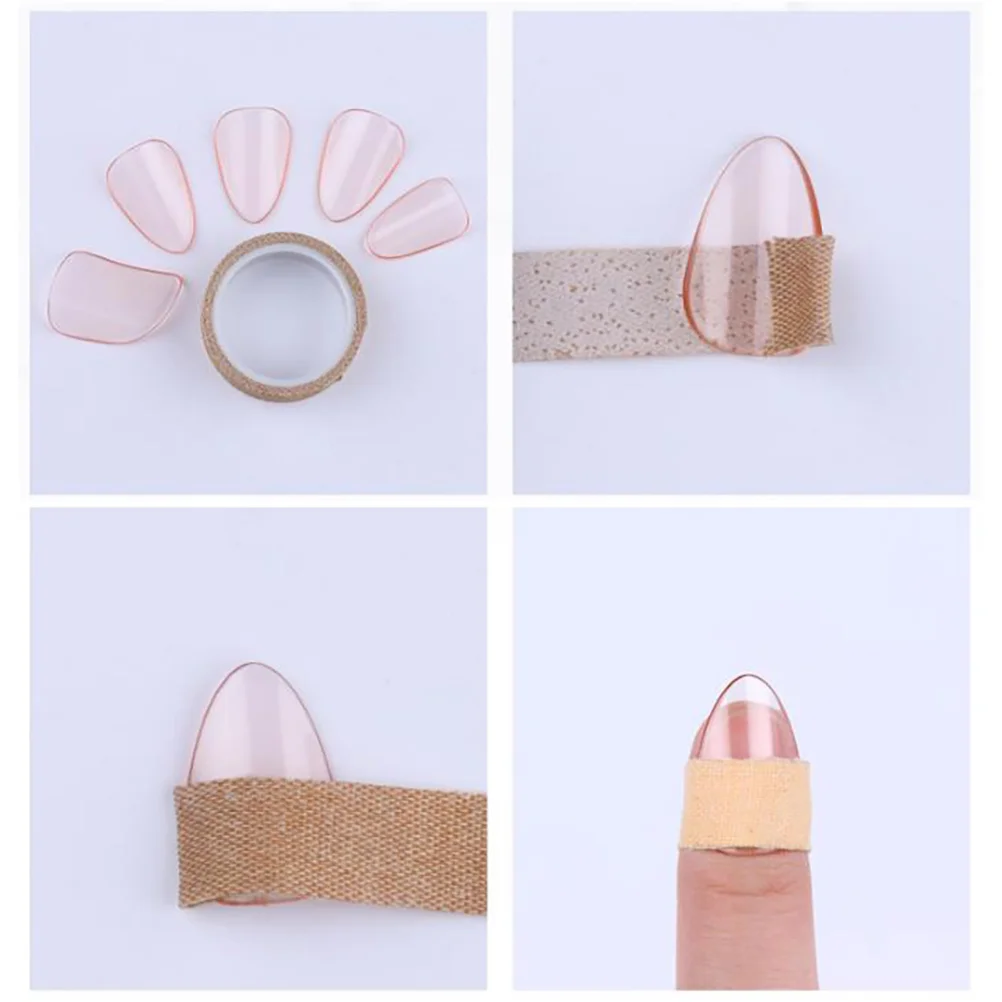 

5 Pcs Instruments Adults Pipa Nails Fingertip Protection Covers Accessories Fake Musical Picks
