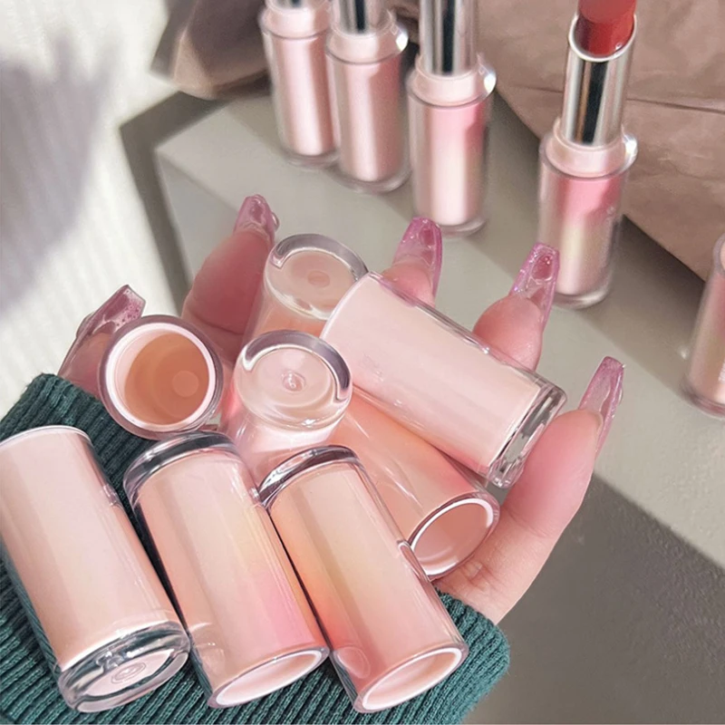 Фото Губная помада HERORANGE Water Gloss Mirror Lipstick Crystal Jelly Transparent Lip Stick, увлажняющая, стойкая, с эффектом зеркального блеска. №1