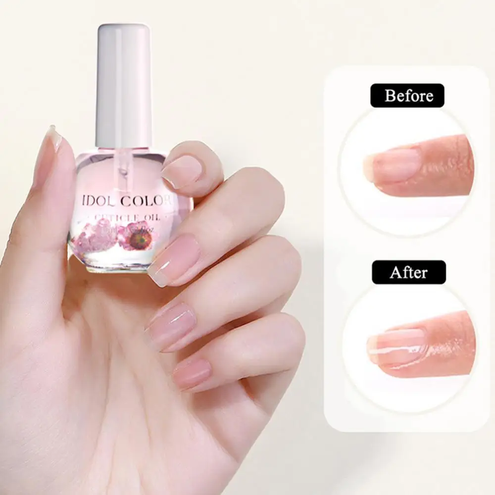 

Nail Nutrition/Cuticle Oil Mild Non-Irritating Skin-Friendly Dried Flowers Extracts Softener Fingernail Treatment Nursing Liquid