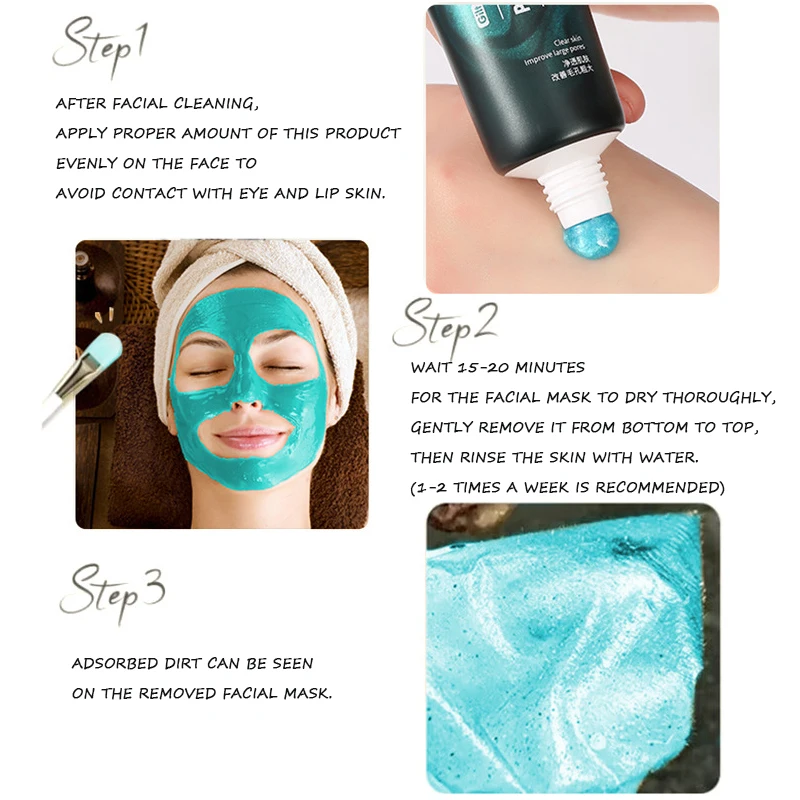 Маска для лица с носом удаления черных точек сужающая поры разрывающая полоска