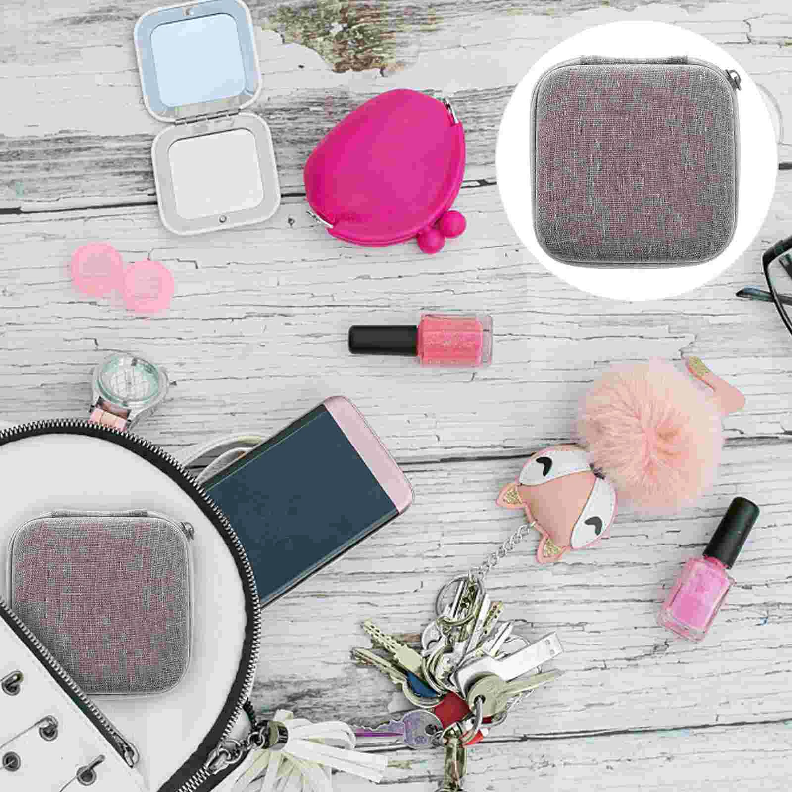 

1 Pc Earphone Holder Case Electronics Organizer Usb Cable Bag Data Cable Organizer Cool Gifts for Men Bags for Men