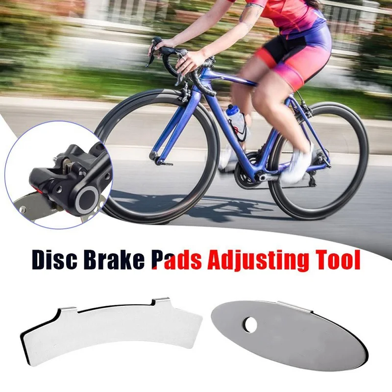 

1/2pcs Bicycle Brake Pad Alignment Tool Bike Brake Rotor Pads Mounting Assistant Tools Adjust Spacer Mountain Bike Disk Repair