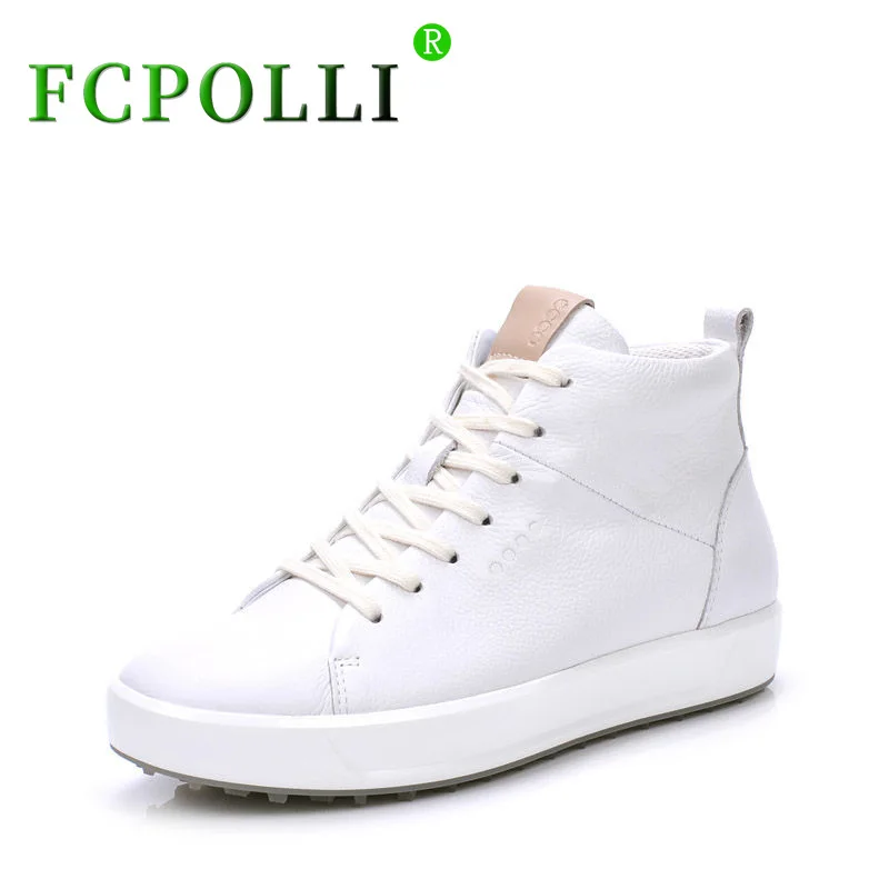 

2022 New Golf Training for Male High Top Sports and Leisure Shoe Genuine Leather Golf Shoes Mens Anti Slip Golf Sneakers Man
