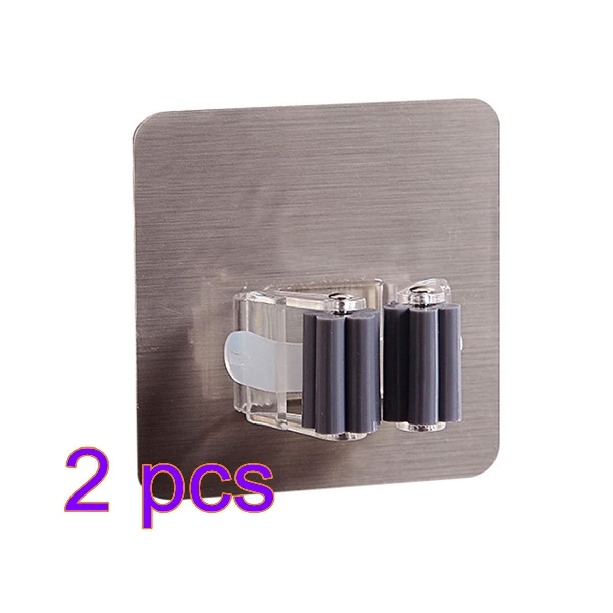 

Adhesive Multi-Purpose Hooks Wall Mounted Mop Organizer Holder Rack Brush Broom Hanger Hook Kitchen Bathroom Strong Hooks
