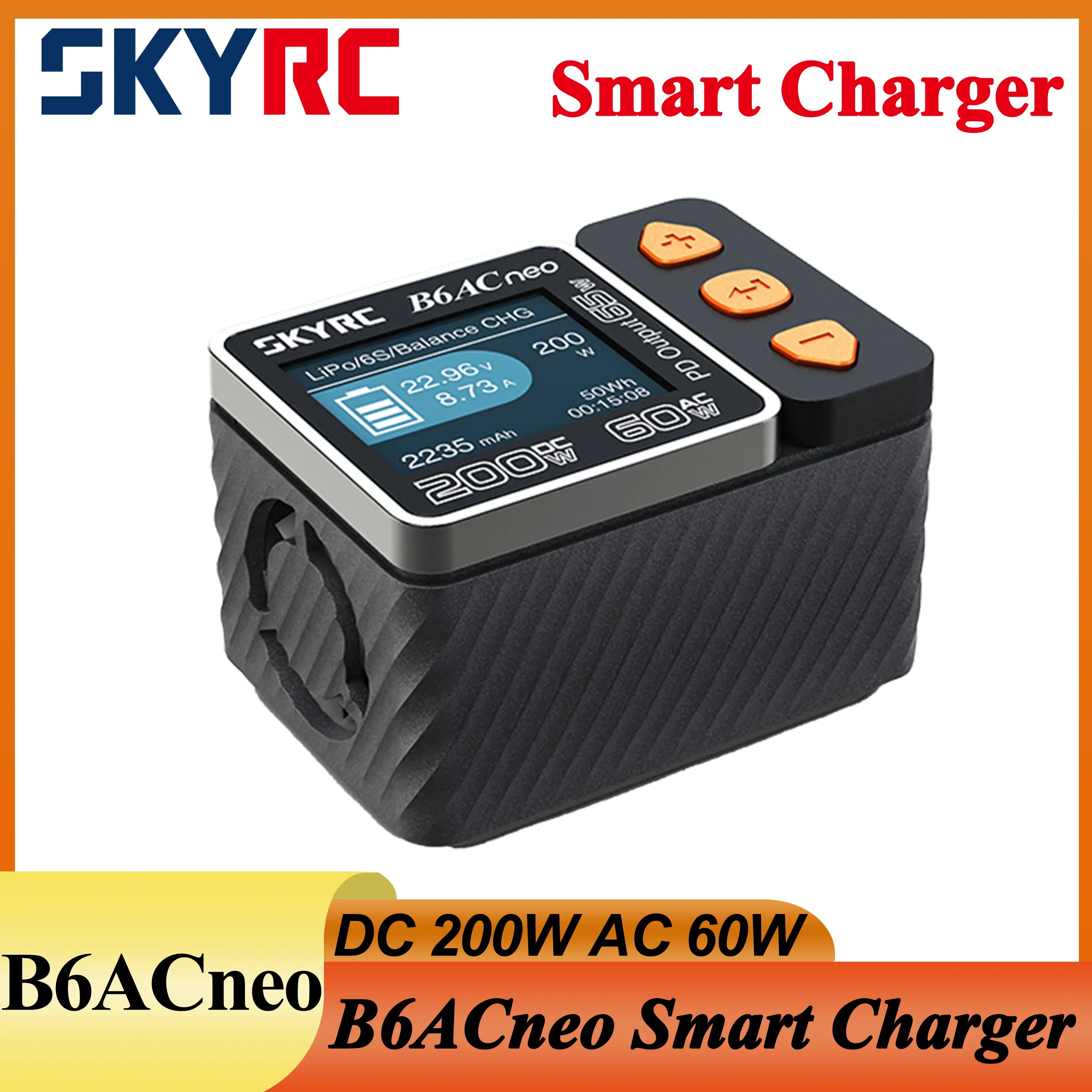SKYRC B6ACneo Умное зарядное устройство постоянного тока 200 Вт переменного 60 Балансное