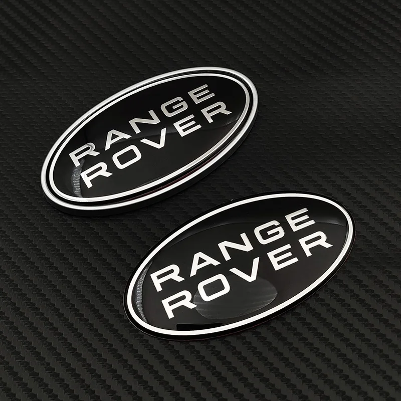 

3D Metal Range Rover Logo Car Front Grill Emblem Trunk Badge Sticker For Range Rover L322 L320 L494 Evoque Sport Accessories