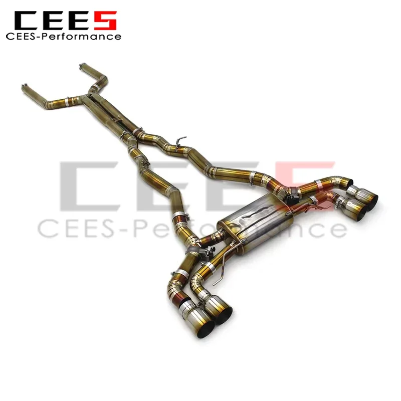 Фото  Высокопроизводительная титановая выхлопная система CEES для BMW M5 F90/M8 F91/F92/F93 и M850i 4.4T 2018-2023 №2