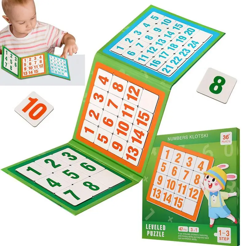 

Number Slide Puzzle 3 In 1 Brain Teasers Toy For Boys Educational Learning Tools Classic Puzzle Game Perfect For Children Boys