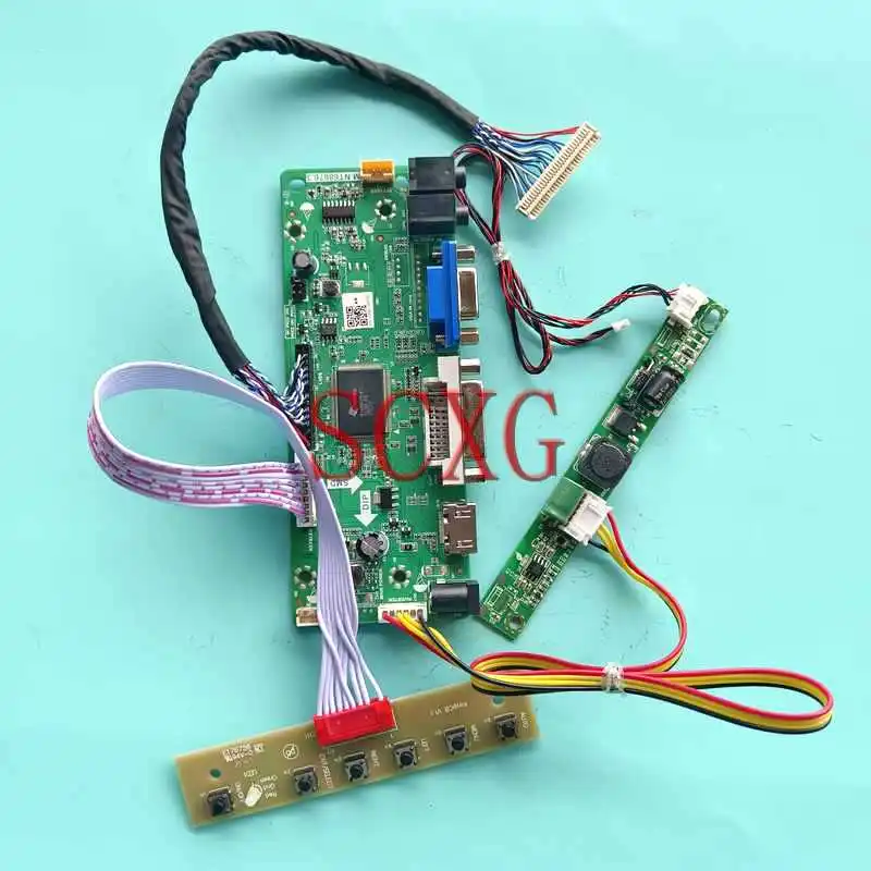 

M.NT68676 LCD Display Screen Controller Board Fit LM238WF1 LM238WF2 1920*1080 HDMI-Compatible 30 Pin LVDS DIY Kit 23.8" DVI VGA