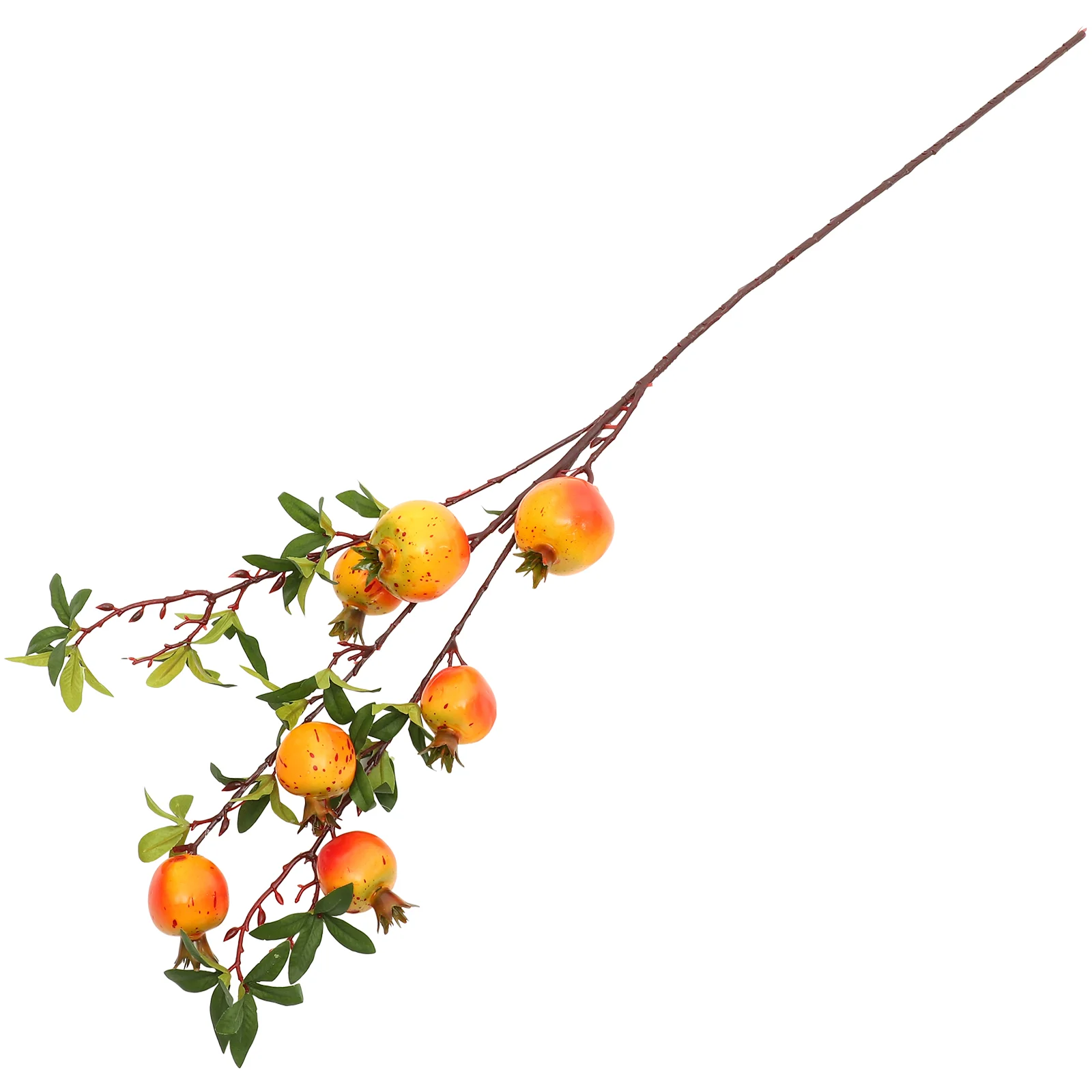 

Pomegranate Artificial Fake Picks Berries Stems Bouquet Fruit Decorholly Flower Rosehip Party Branches Faux Simulation Branch