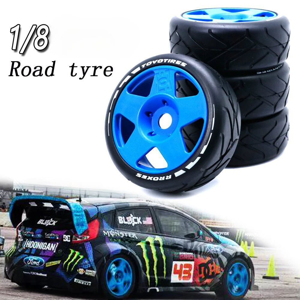 105 мм 1/8 RC Off-Road Багги Шины Колесо 17 Шестигранное для ARRMA Traxxas Redcat Team Losi Kyosho VRX HPI WR8 HSP