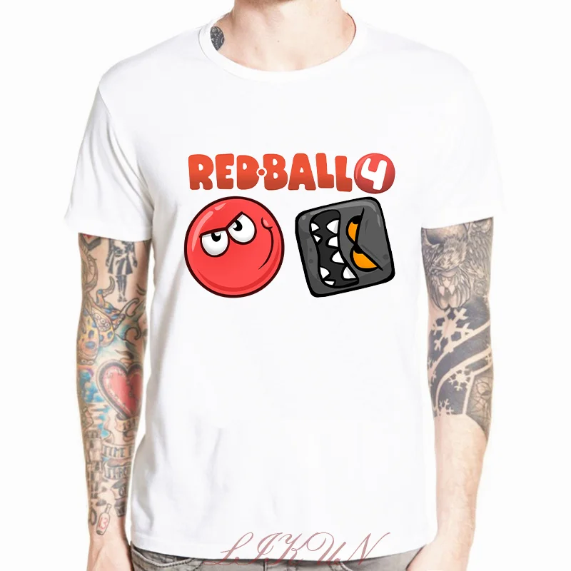 

Детская белая футболка с красным мячом 4-футболка с плохими коробочками Женская летняя футболка брендовые Топы