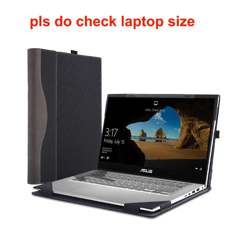 

Detachable Case For Asus ZenBook UX331 U3100 13.3 Laptop Notebook Sleeve Pu Cover Bag Protective Skin Stylus Gift