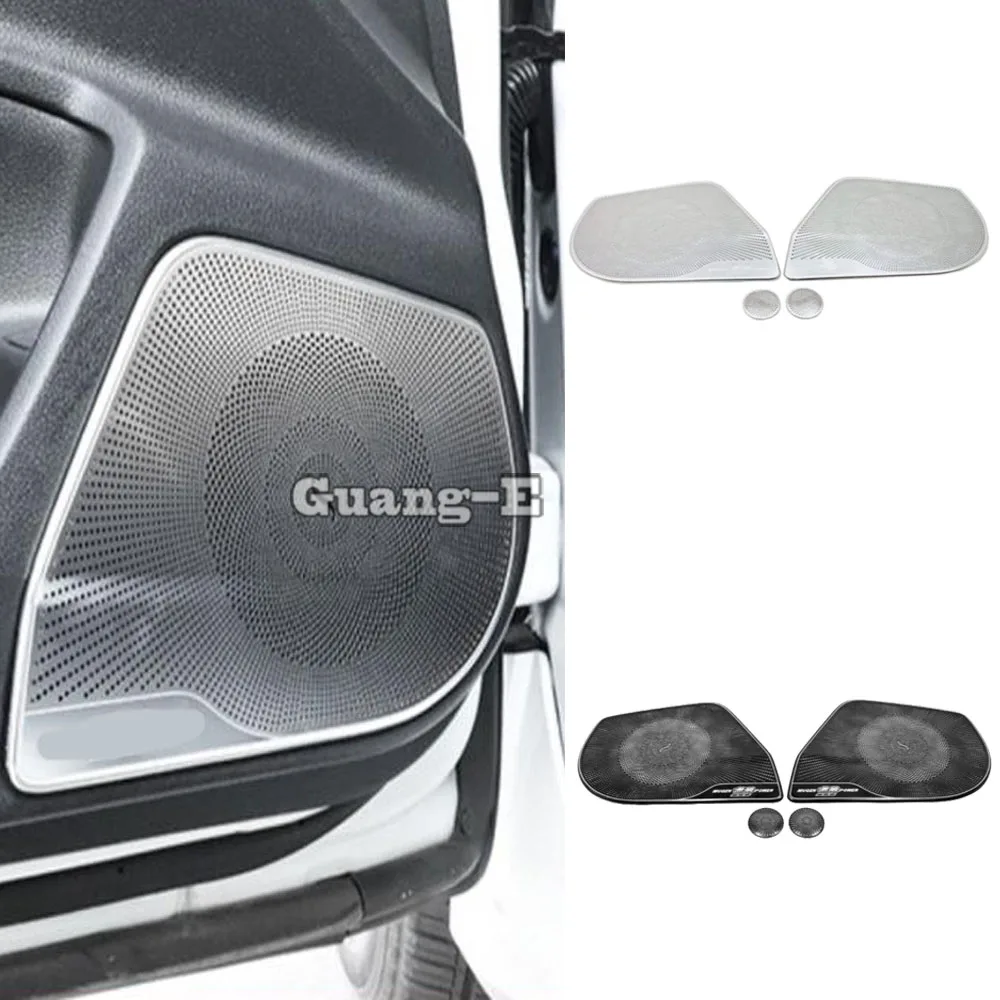 

For Honda Civic 10th 2016 2017 2018 2019 2020 2021 Frame Door Stainless Steel Sticker Audio Speak Trumpet Sound Cover Ring