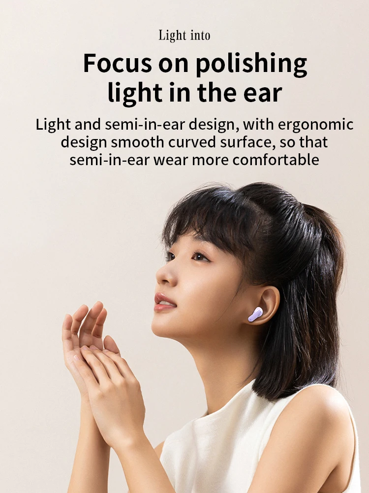 

Lightweight Mini Compact Wireless Earphones Stereo Surround Earphones Game Low Delay Bluetooth 5.3 Earphones Hot Selling