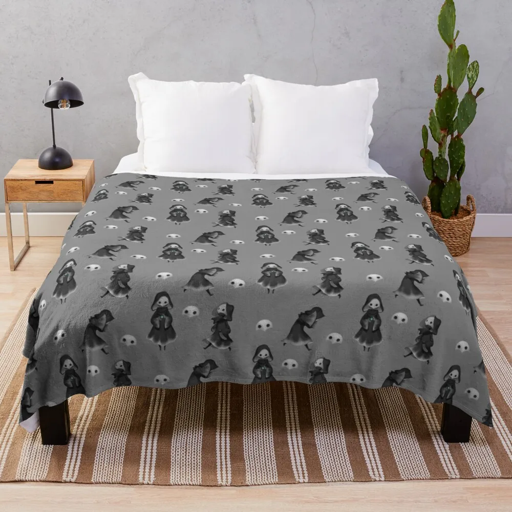 

Ancient ones Throw Blanket Microfiber Fabric