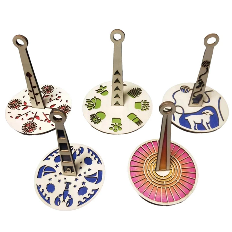 Портативный держатель для пряжи на запястье деревянный предотвращает