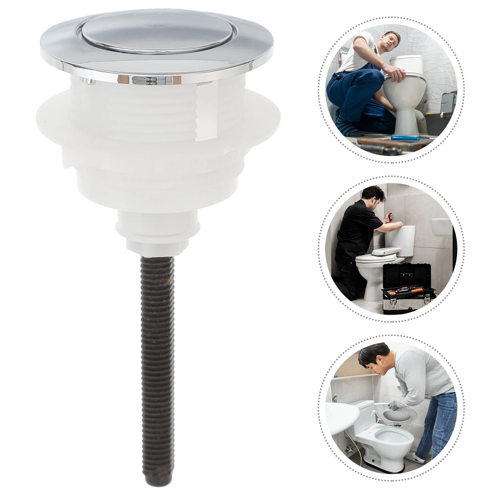 Унитаз одинарный кнопочный выключатель для мытья унитаза задняя крышка