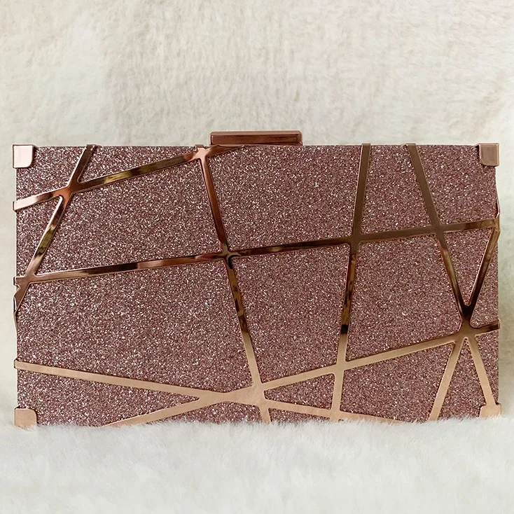 Женский вечерний клатч с блестками женский кристаллами Свадебный Кошелек