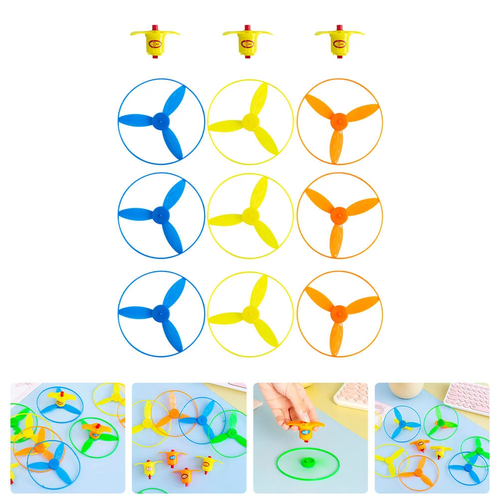 

Top Flying Disc Plaything Ejection Toy Kids Plate Discs Throwing Colorful