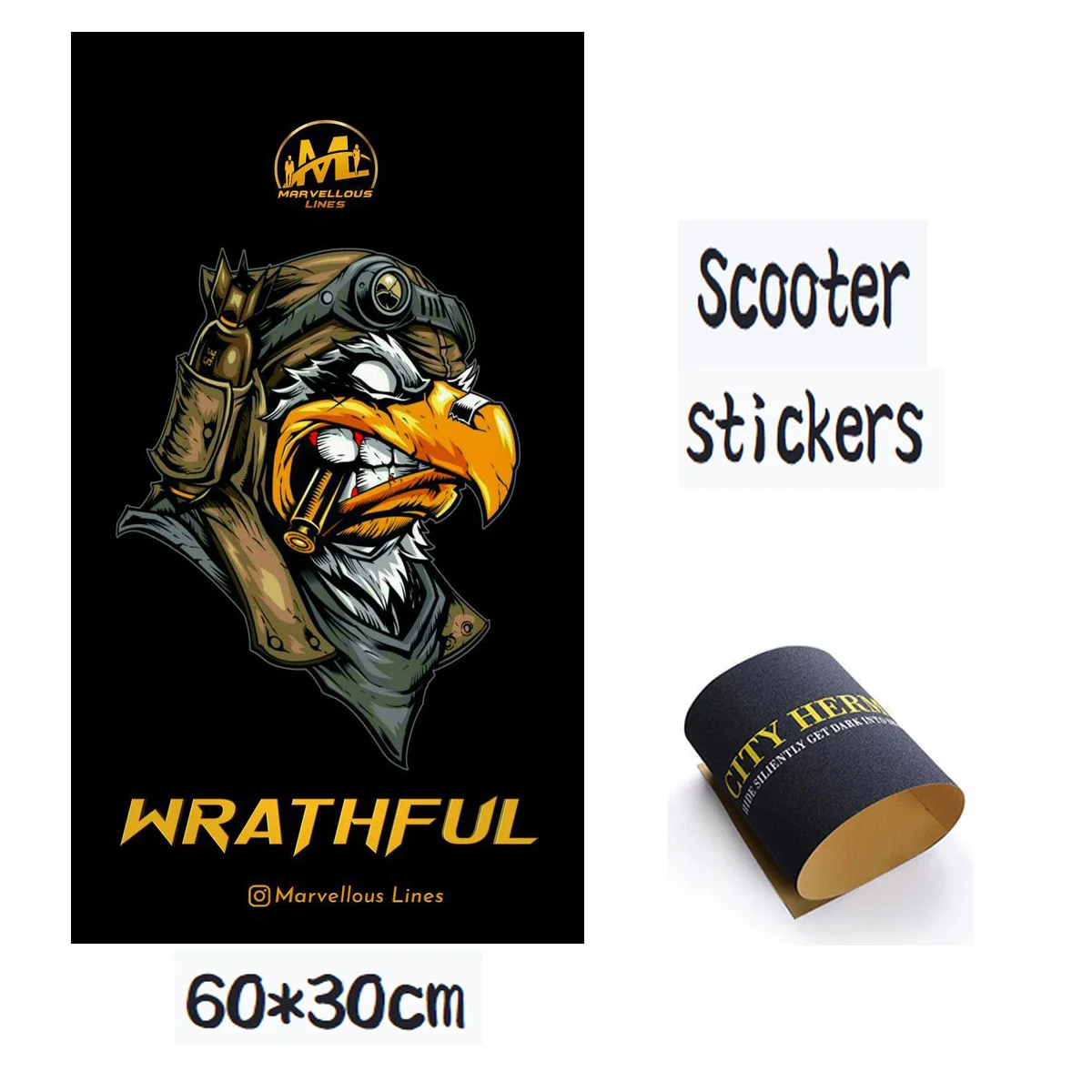 Sticker Pattern Tape With Grip Black Tape Color Tape Waterpr
