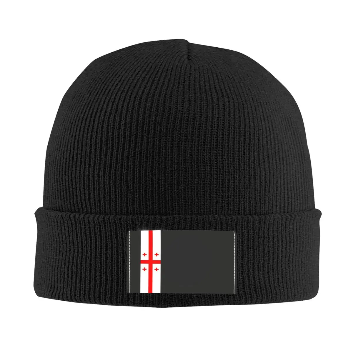 

Georgia Stripe Flag Beanie Cap Unisex Winter Warm Bonnet Homme Knitted Hats Street Outdoor Skullies Beanies Hats For Men Women