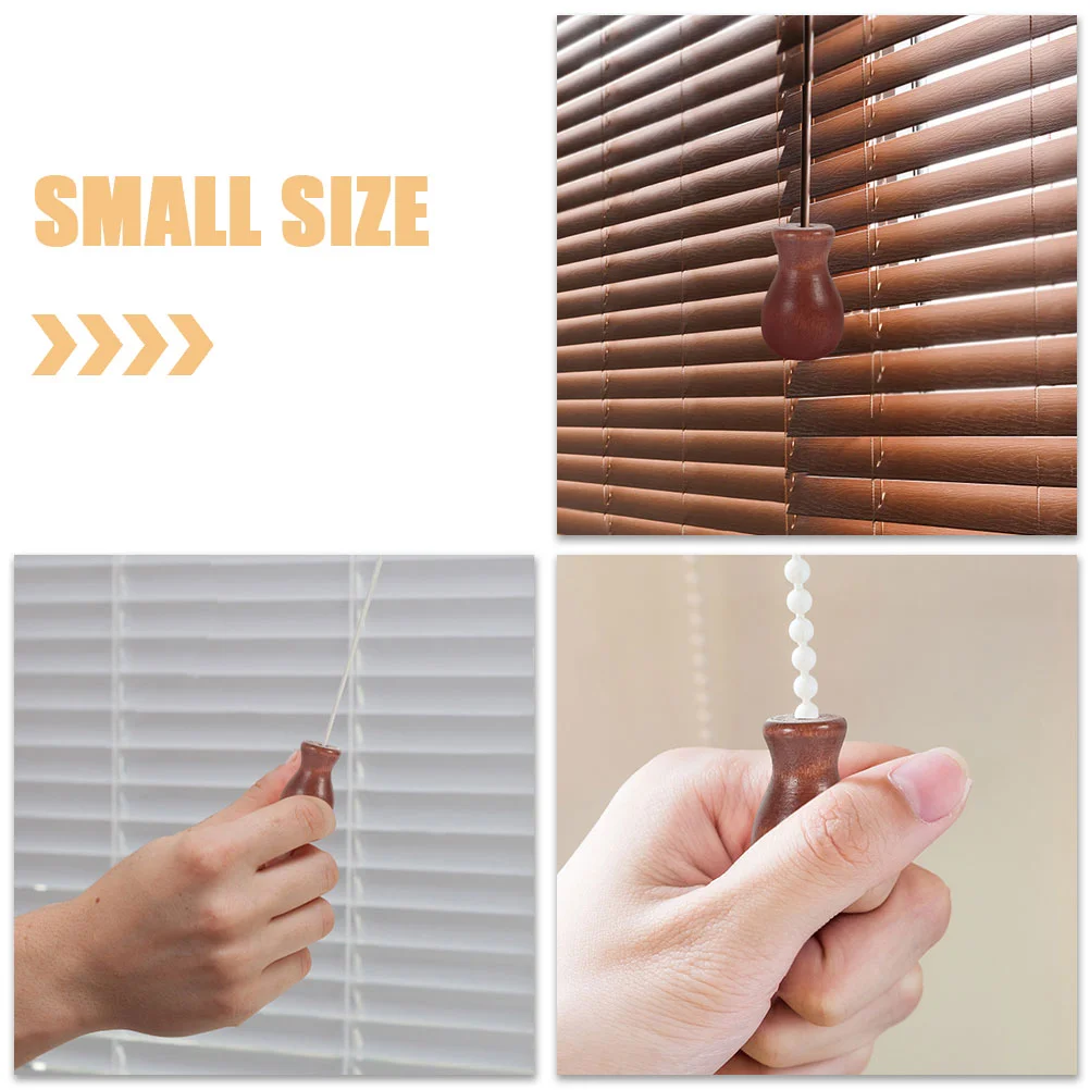 12 шт. аксессуары для бамбуковых жалюзи деревянные ручки шнура сменная подвесная
