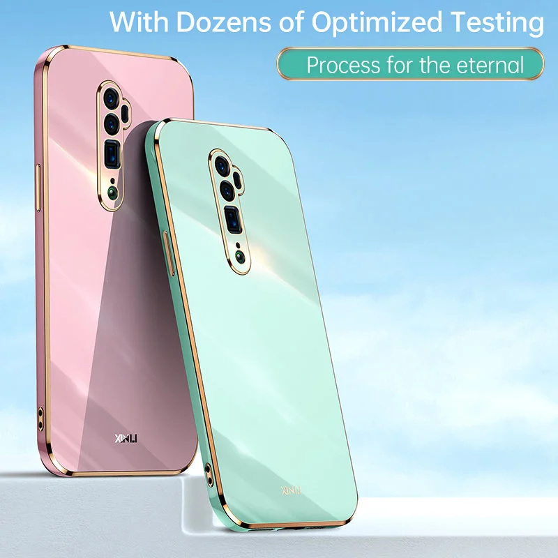 6D чехол из ТПУ с покрытием для OPPO Reno 10X Zoom CPH1919 противоударный мягкий силиконовый