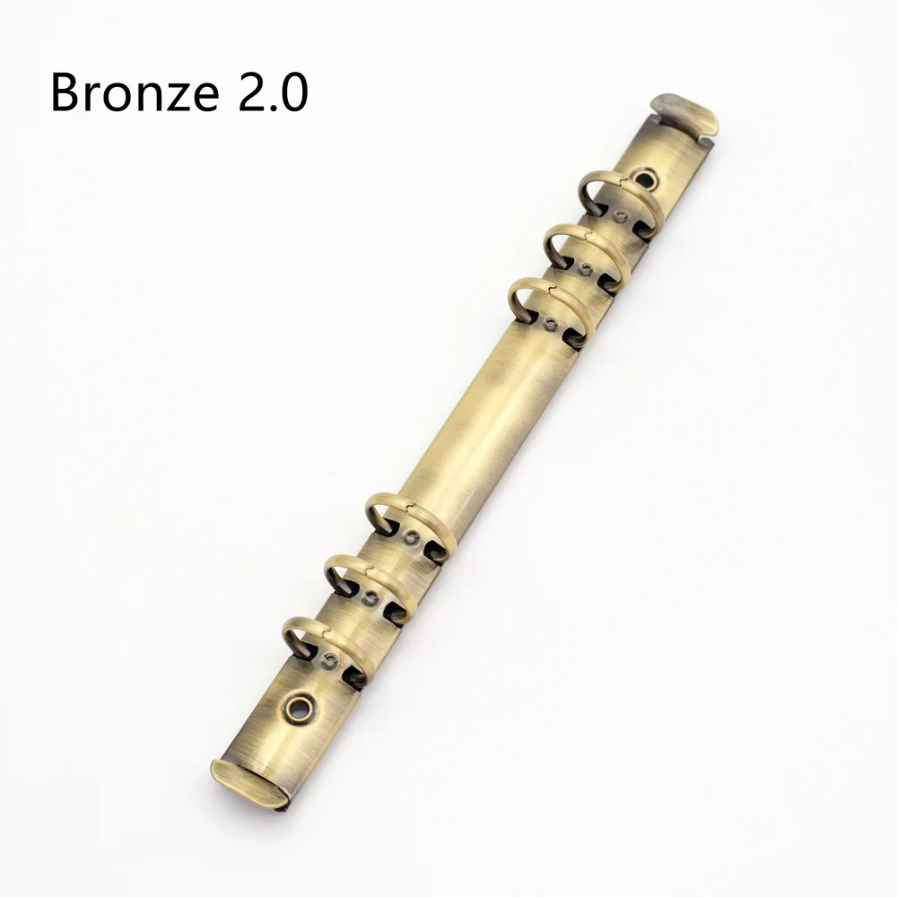 

Металлический спиральный зажим A5 серебристый