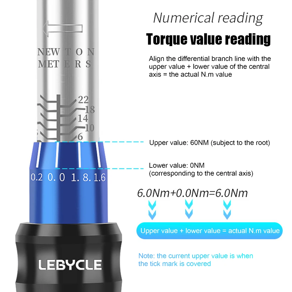 Набор инструментов LEBYCLE 2-24 Нм для шестигранников MTB Bike Allen Key Ratchet Torque Wrench Repair Spanner велосипедные аксессуары для обслуживания.