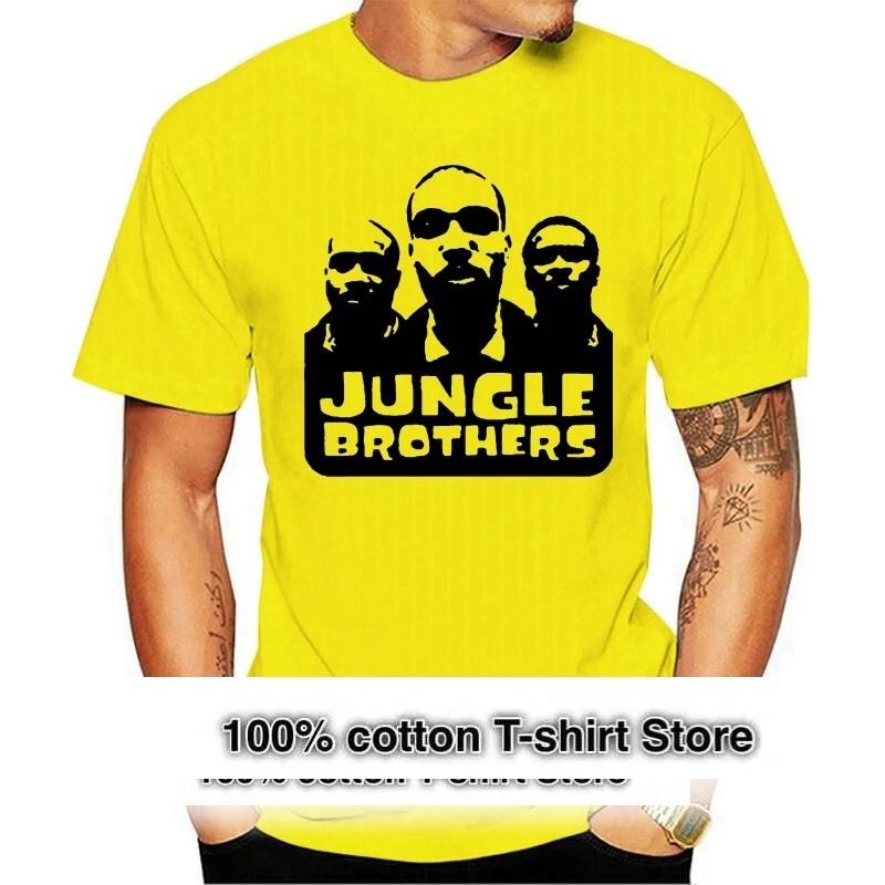 Jungle Brothers Zulu Nation Logo Black White Men T shirt S 2XL