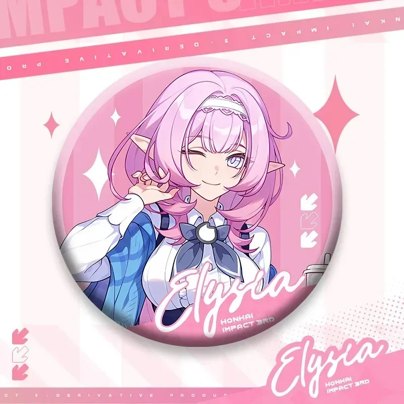 Фото Игра Honkai Impact 3rd X Elysia COCO Joint, тематические наборы для косплея, киана, подставка, бейдж, брелок, аниме, мультяшные аксессуары, рождественская подарочная коробка №3