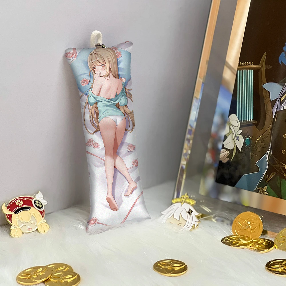 

The Angel Next Door Spoils Me Rotten Shiina Mahiru Keyring Pendant Anime Accessories Body Pillow Phone Bag Pendant Double Side