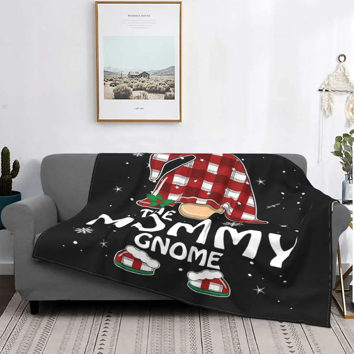 

Manta a cuadros de Mommy Gnome, manta con capucha, colcha de verano