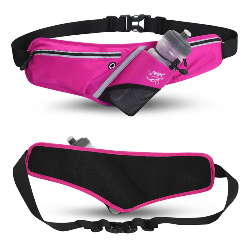 Running Jogging Bag Waist Hip Fanny Pack Men Female Gym Fitness Outdoor Hydration Water Bottle Sports Belt Banana Bag For Women