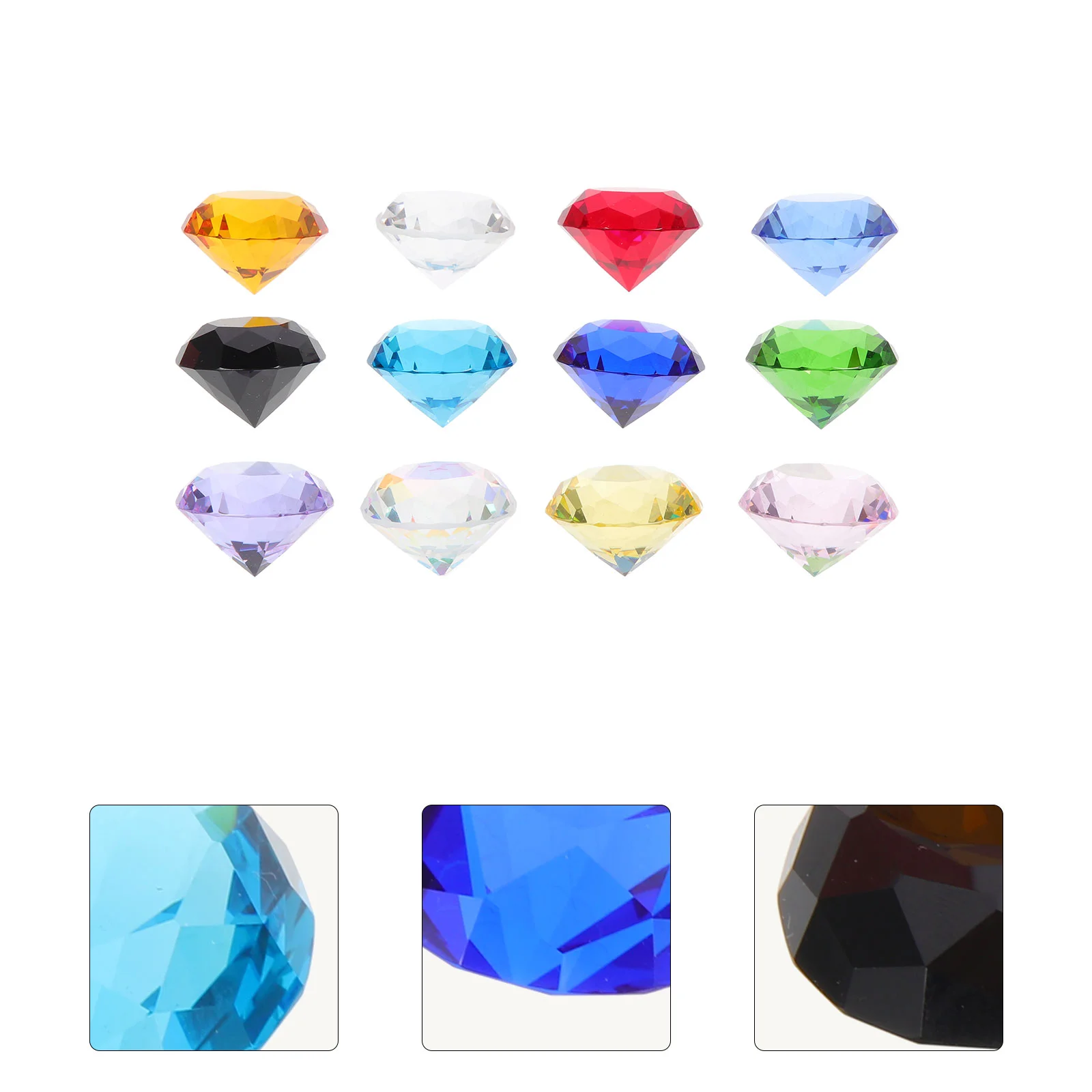 

Diamondcrystaldiamonds Table Fake Wedding Pirate Toys Vase Filler Scatter Treasure Faux Paperweight Gemstones Underwater
