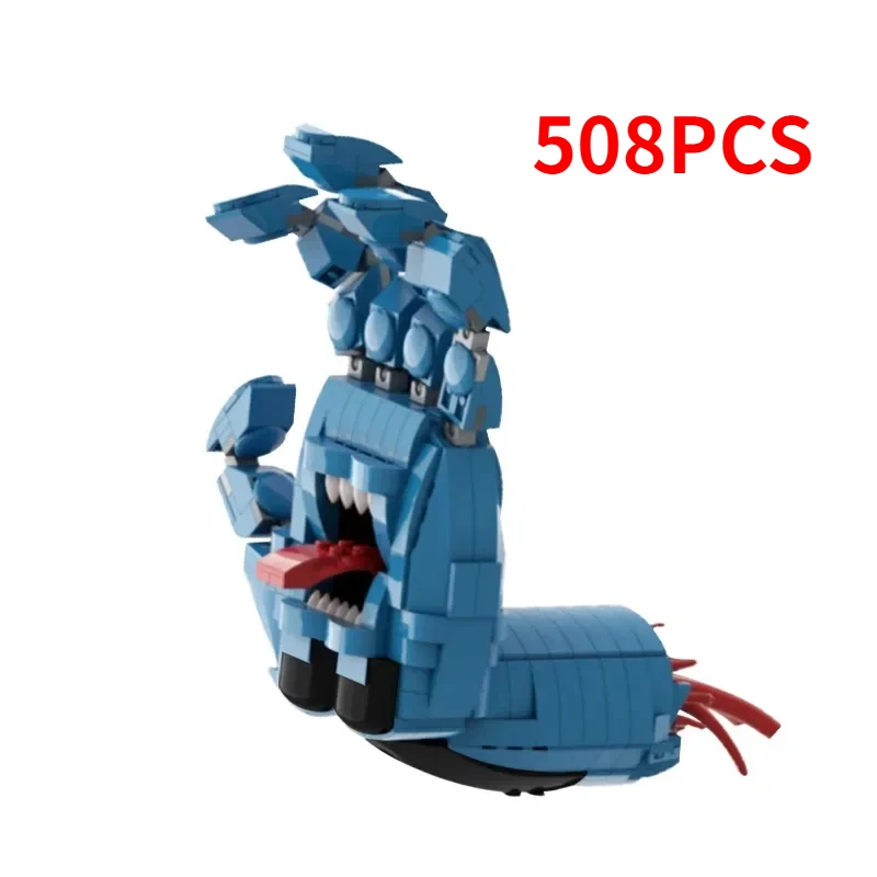 Строительные блоки с синим пальцем кричащиеся руки MOC-41630 креативная сборная