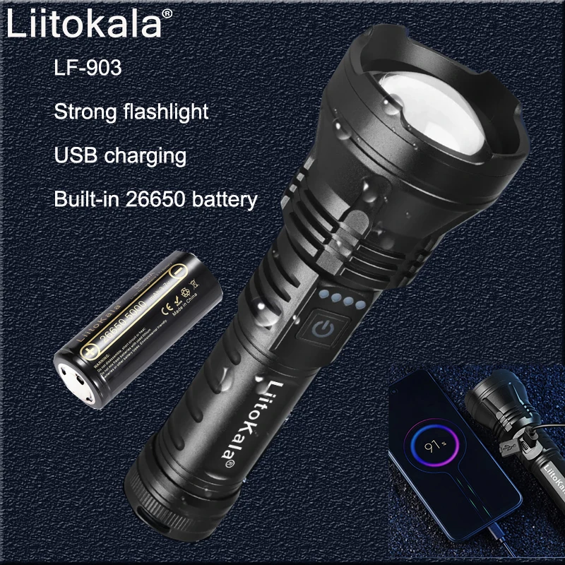 

Liitokala LF-903 алюминиевый фонарик