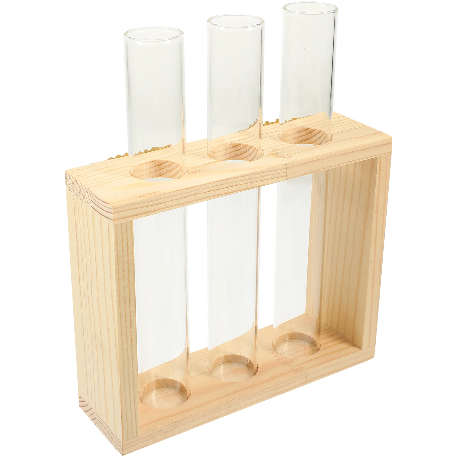 

1 Set Office Wall Hanging Test Tube Vase Glass Test Tubes For Plants Propagation Tubes for Decorate Friends Display Home