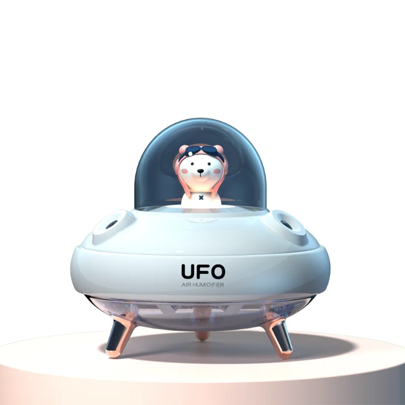 Беспроводной увлажнитель воздуха UFO с двумя насадками Настольный светодиодный