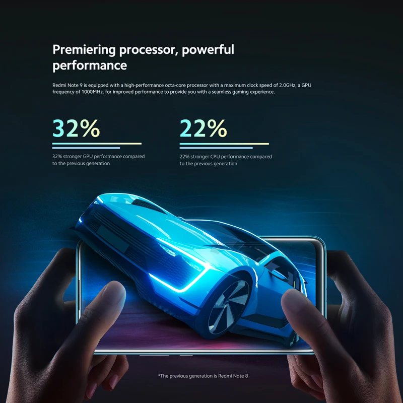 r Original Xiaomi Redmi Note 9 Smartphone 128GB Global Version  Helio G85 Octa Core 6000mAh