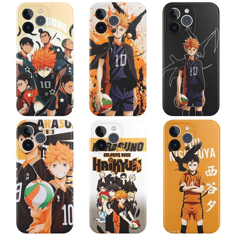 

Anime Haikyuu Volleyball Soft Silicone Phone Case for Iphone 11 12 13 Pro Max Mini 7 8 6 6s Plus Xr X Xs SE 20 Back Cover Fundas