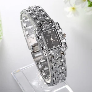 Часы наручные SOXY женские кварцевые, роскошные брендовые модные, с серебристым браслетом