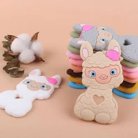 baby teether lovely fashion strengthen chewing cute animal baby spiral teether alpaca teether for teeth