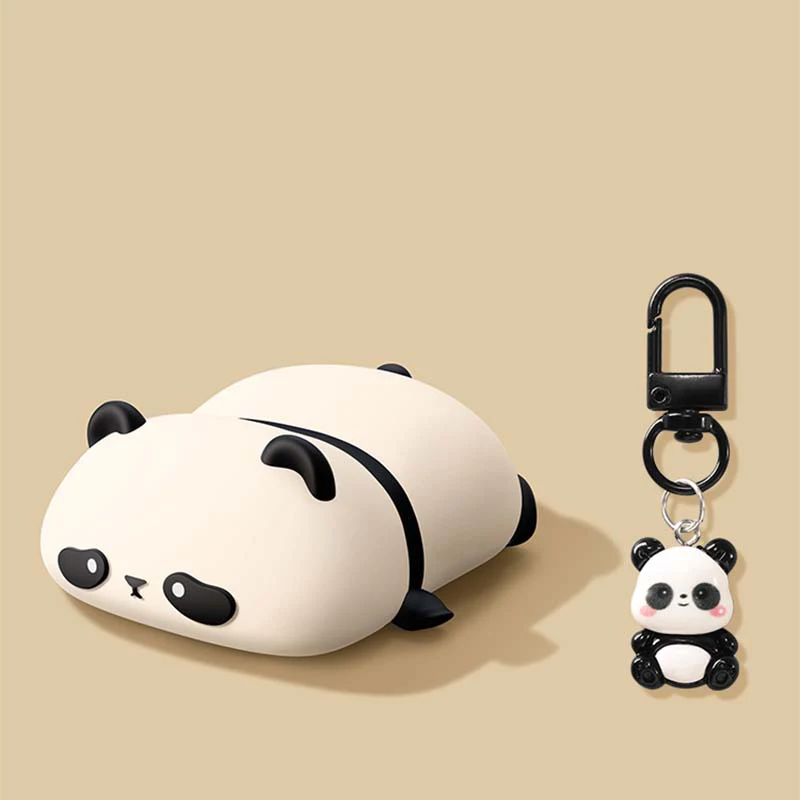 Силиконовый защитный чехол Milo Lying Panda для AirPods 4/Pro 1/2/3
