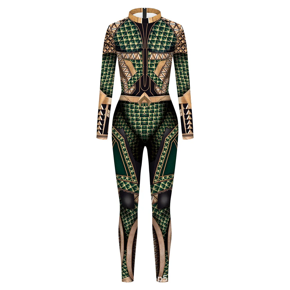 Костюм супергероя DC для косплея костюм взрослых комбинезон Aquaman цельный